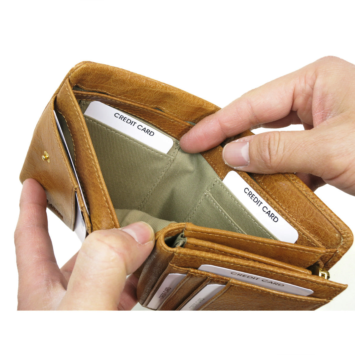 BAFU Leather Half Wallet LZKM781