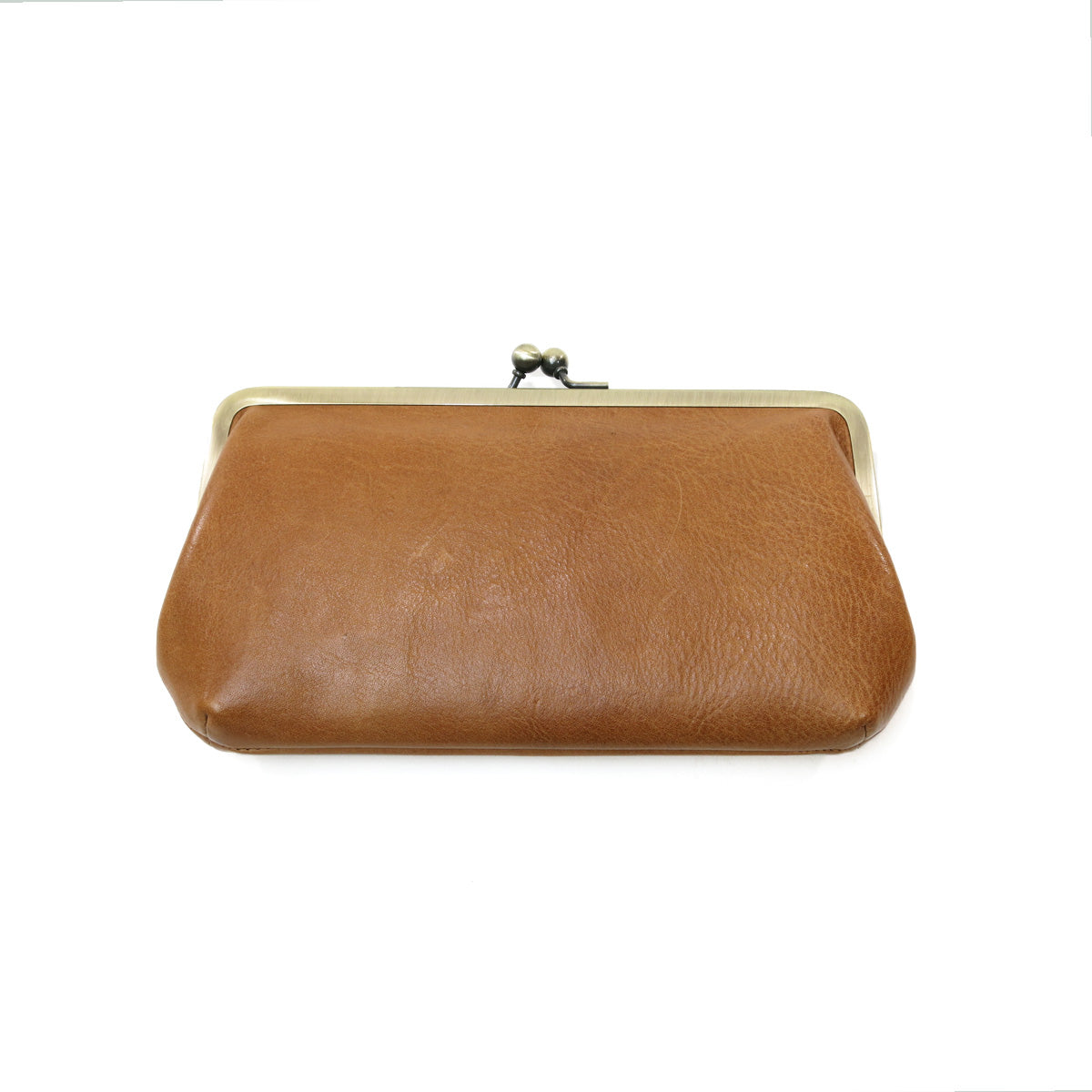 BAFU Leather - Buff Leather - Clasp Purse Long Wallet LZKM783