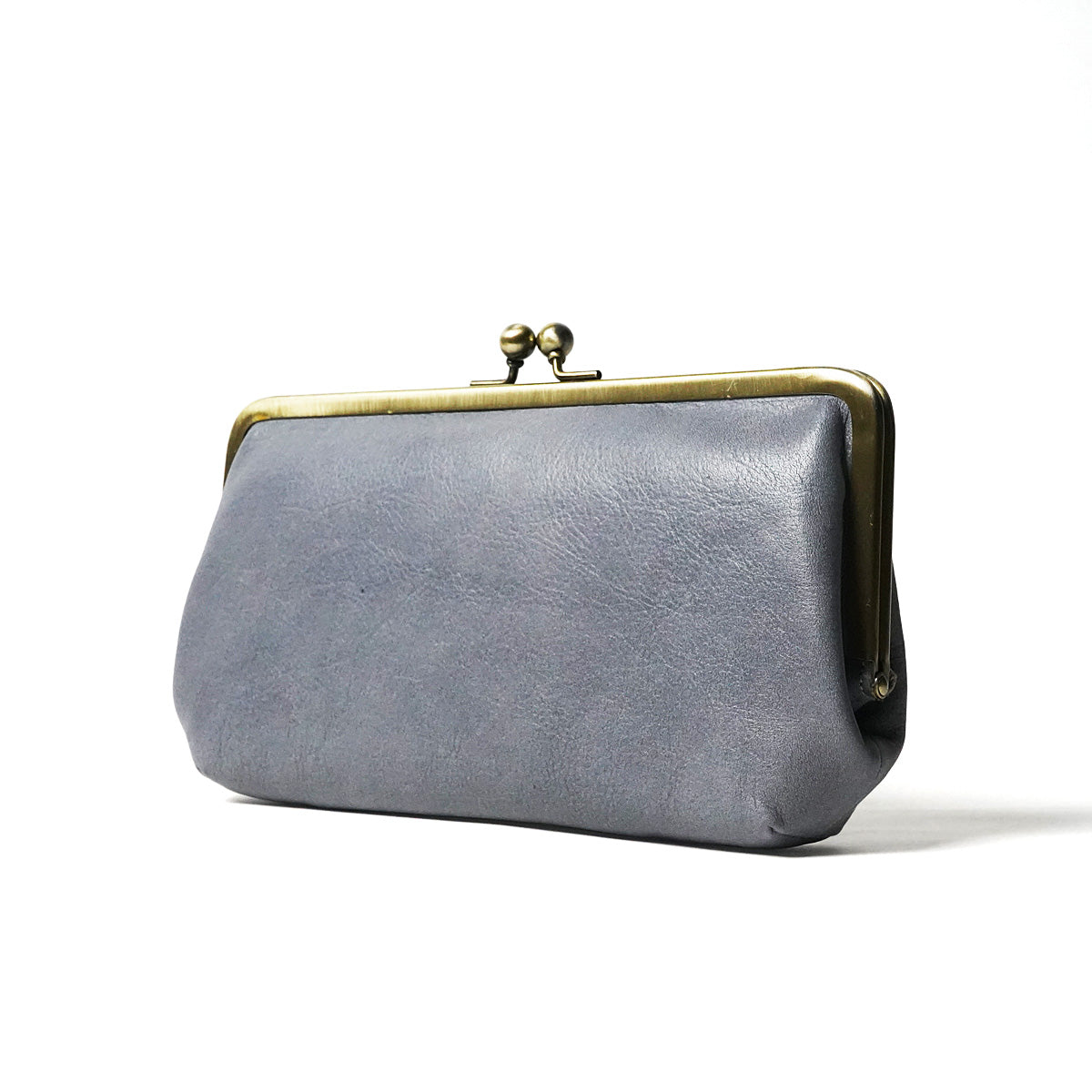 BAFU Leather - Buff Leather - Clasp Purse Long Wallet LZKM783