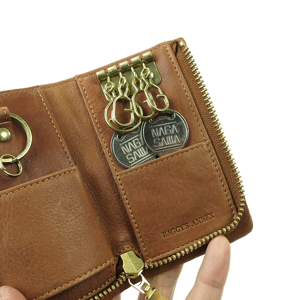 BAFU Leather Smart Key Compatible Key Case LZKM785