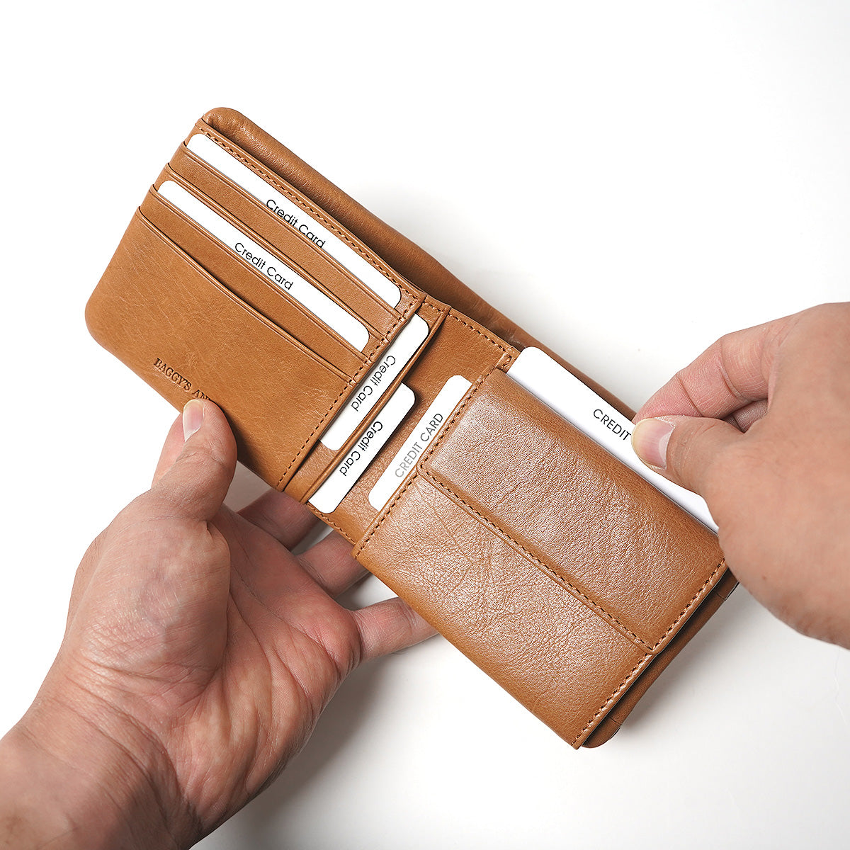 BAFU Leather Bi-fold Wallet LZKM786
