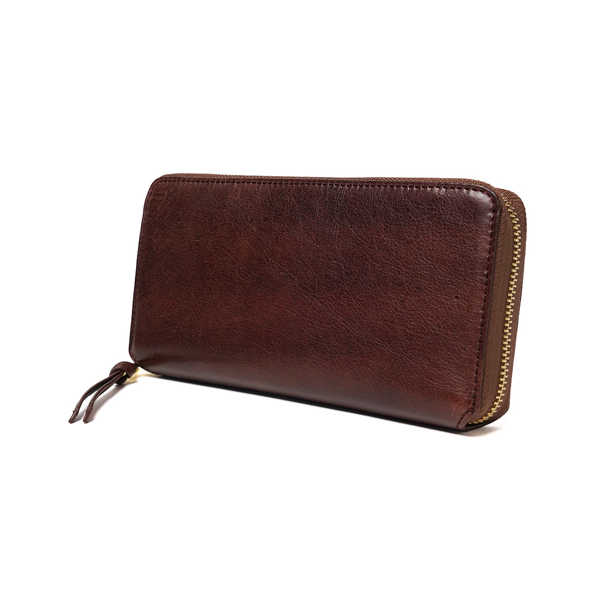 BAFU Leather - Buff Leather - Accordion Round Zipper Long Wallet LZKM787