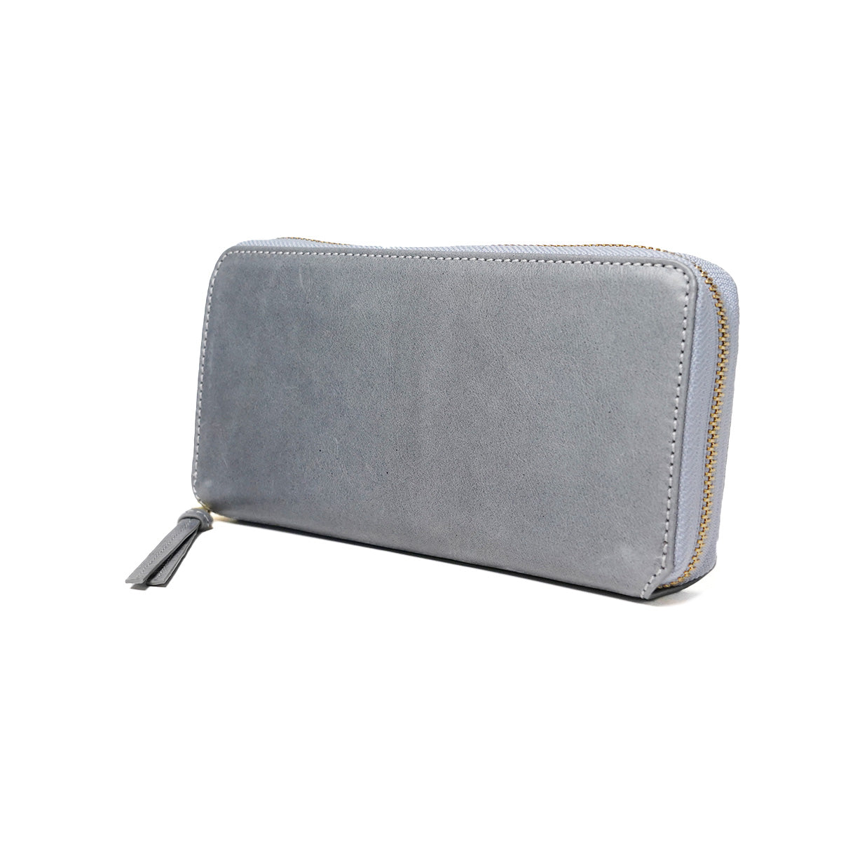 BAFU Leather - Buff Leather - Accordion Round Zipper Long Wallet LZKM787