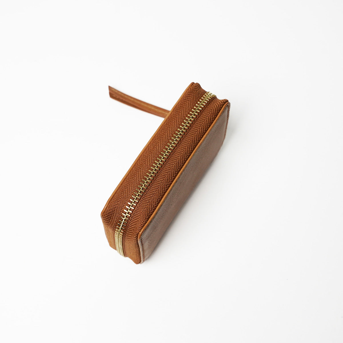 BAFU Leather - Buff Leather - Accordion Round Zipper Mini Wallet LZKM788