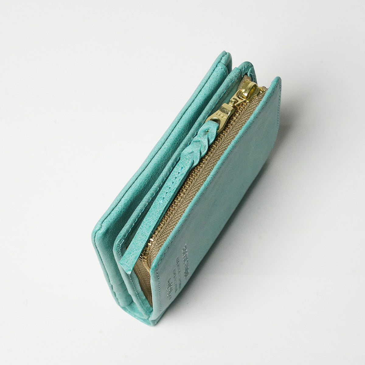 FOG Leather Round Zipper Compact Half Wallet LZYS7002