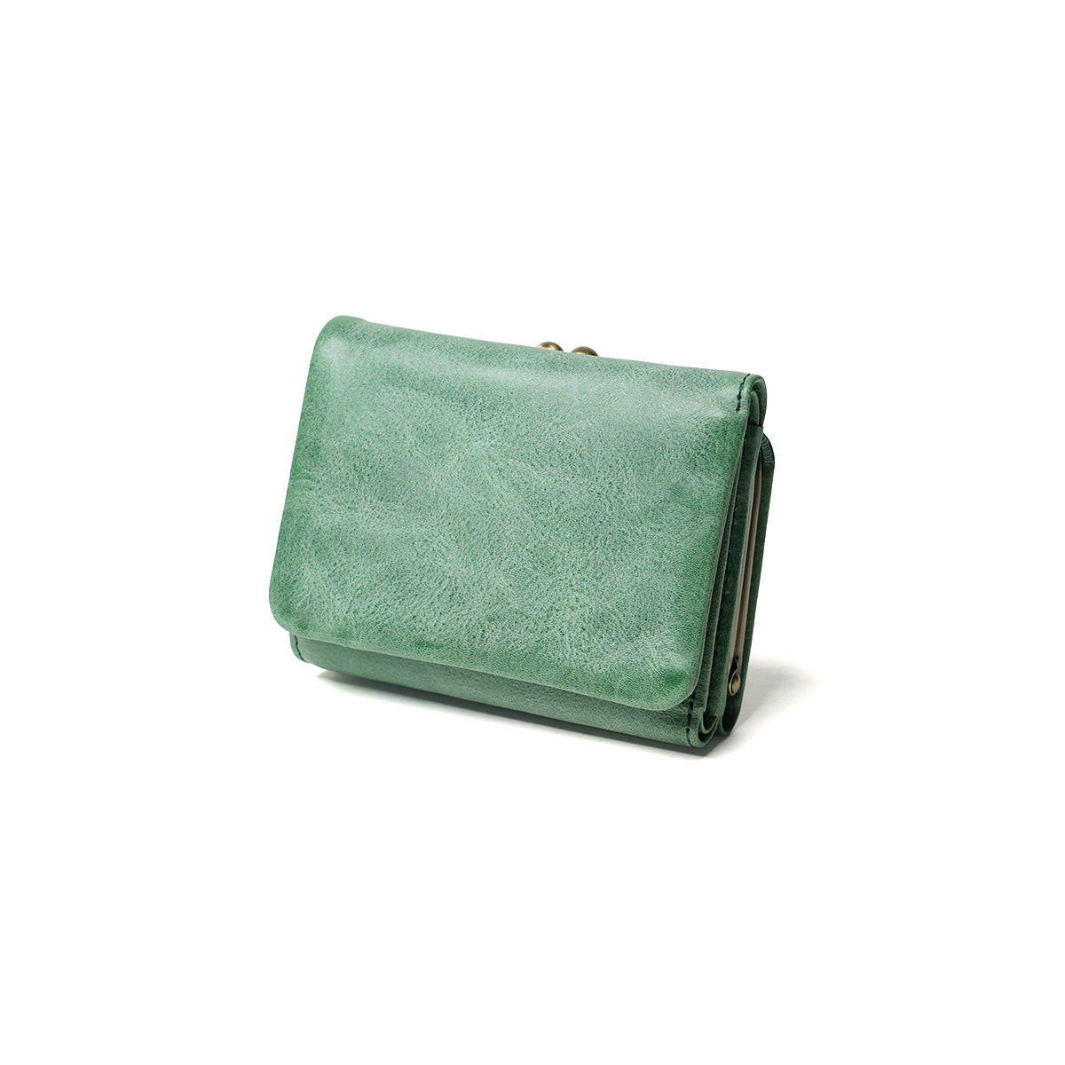 FOG Leather 三つ折りがま口財布 LZYS7009