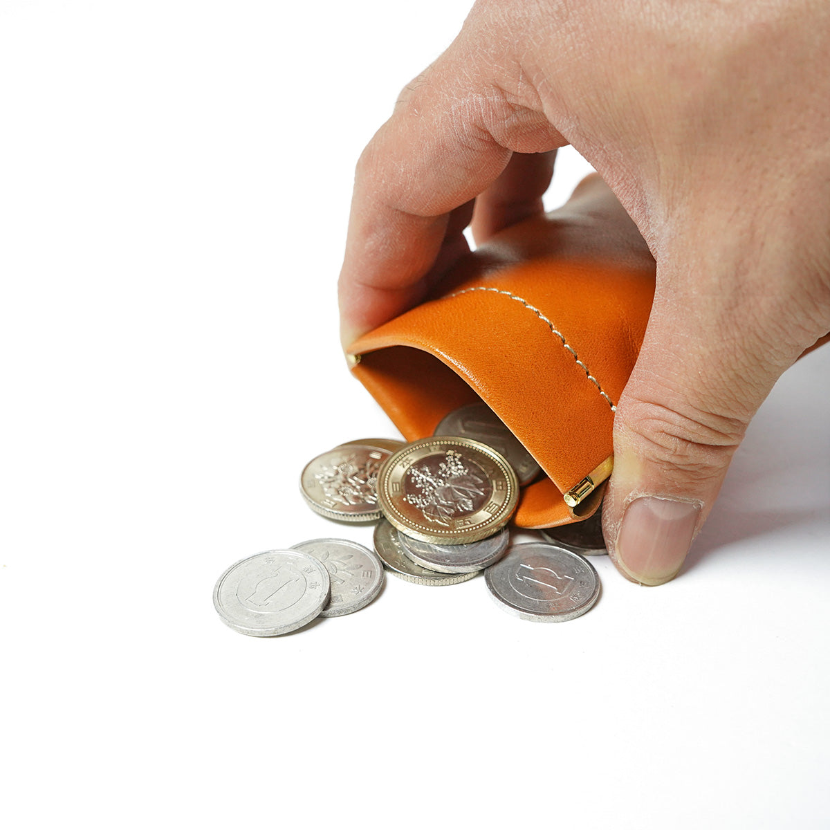 直営店限定 栃木レザー 口バネ コインケース SFW-214