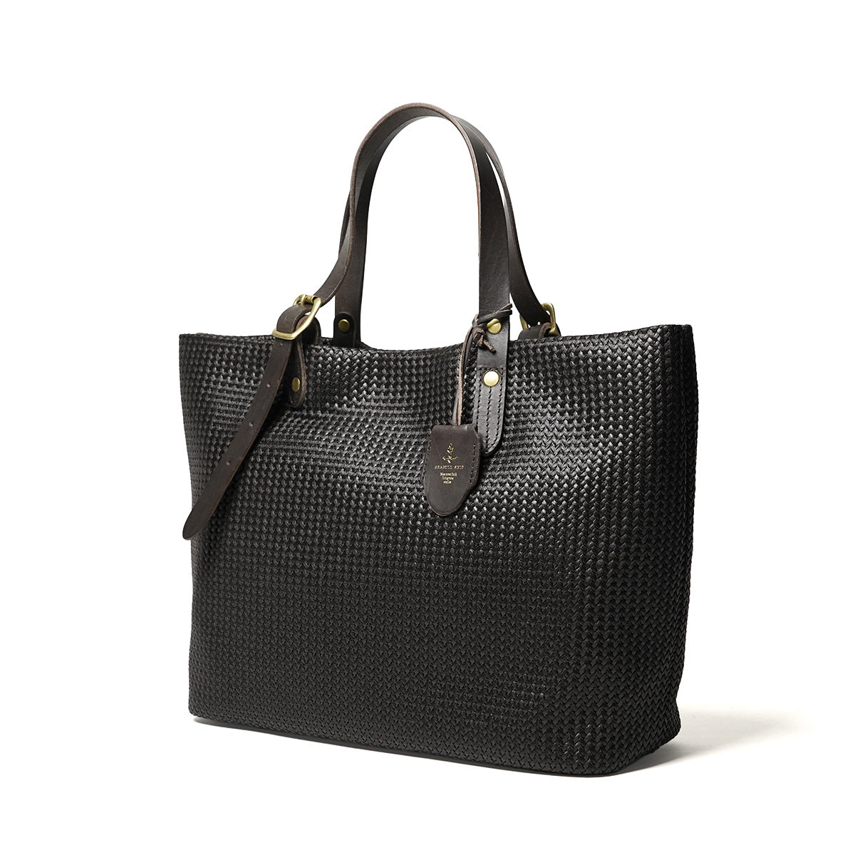 ブラックメッシュトートバッグ 39cm