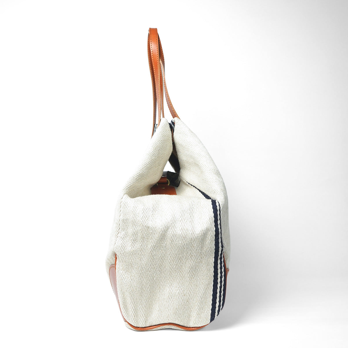 Rayon Linen 20oz Herringbone Tote Bag SMAK700