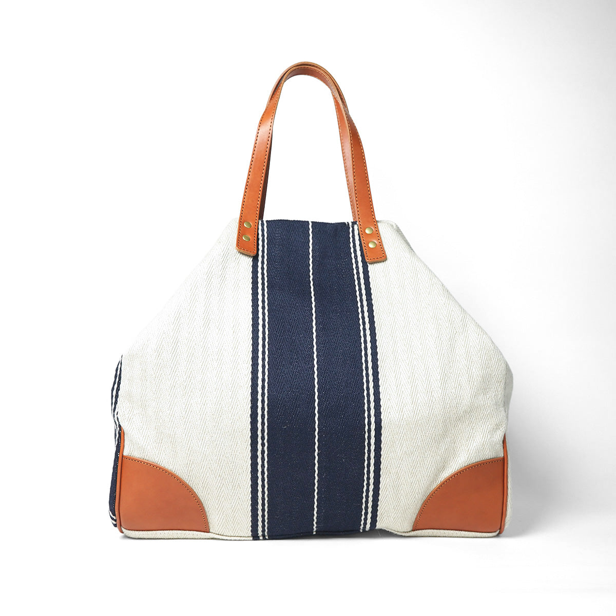 Rayon Linen 20oz Herringbone Tote Bag SMAK700