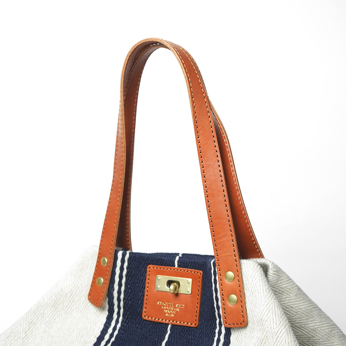 Rayon Linen 20oz Herringbone Tote Bag SMAK700