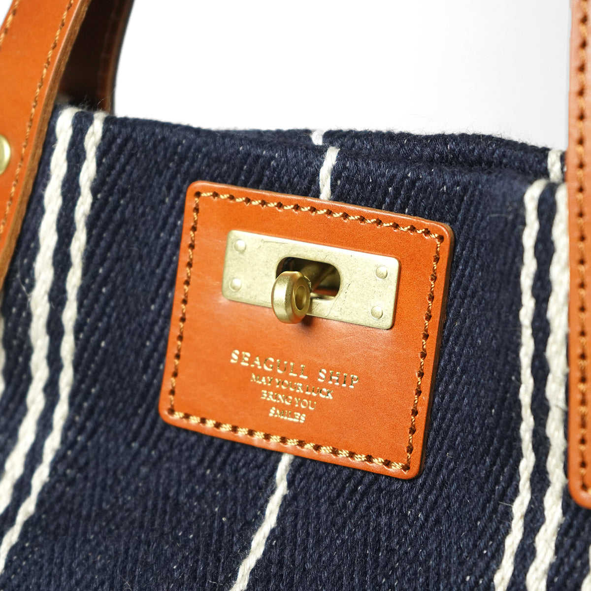 Rayon Linen 20oz Herringbone Tote Bag SMAK700