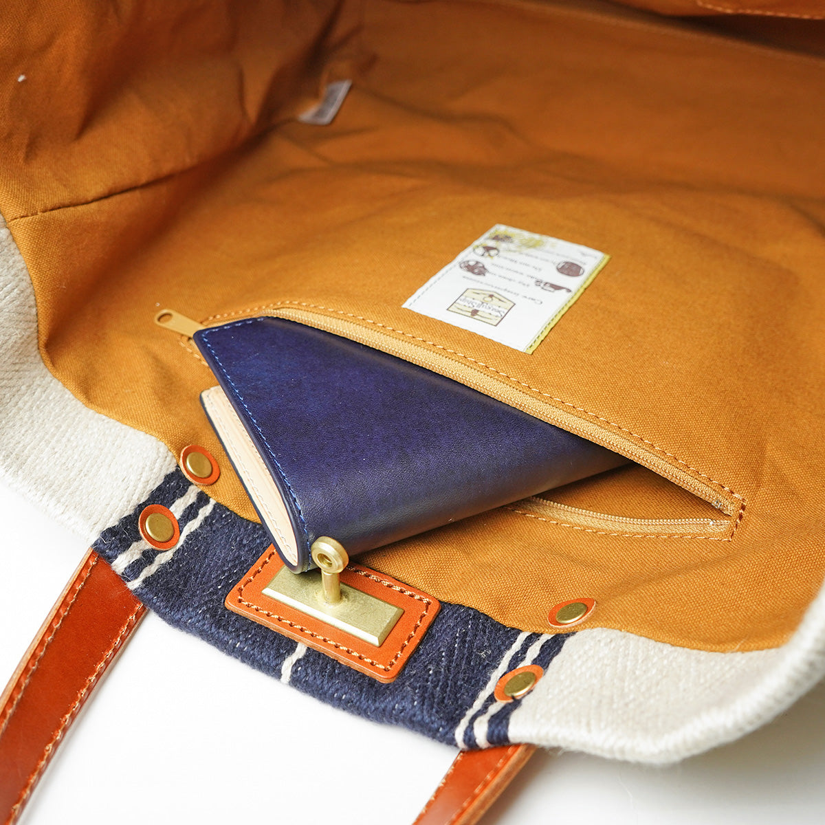 Rayon Linen 20oz Herringbone Tote Shoulder Bag SMAK703