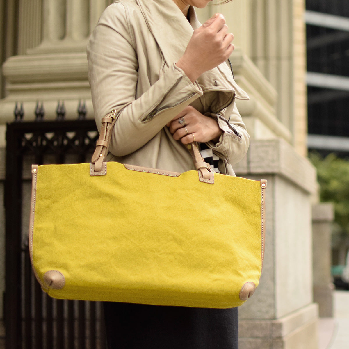 防水ドゥーマン シングルパイピング トートバッグ(L) SMIC037