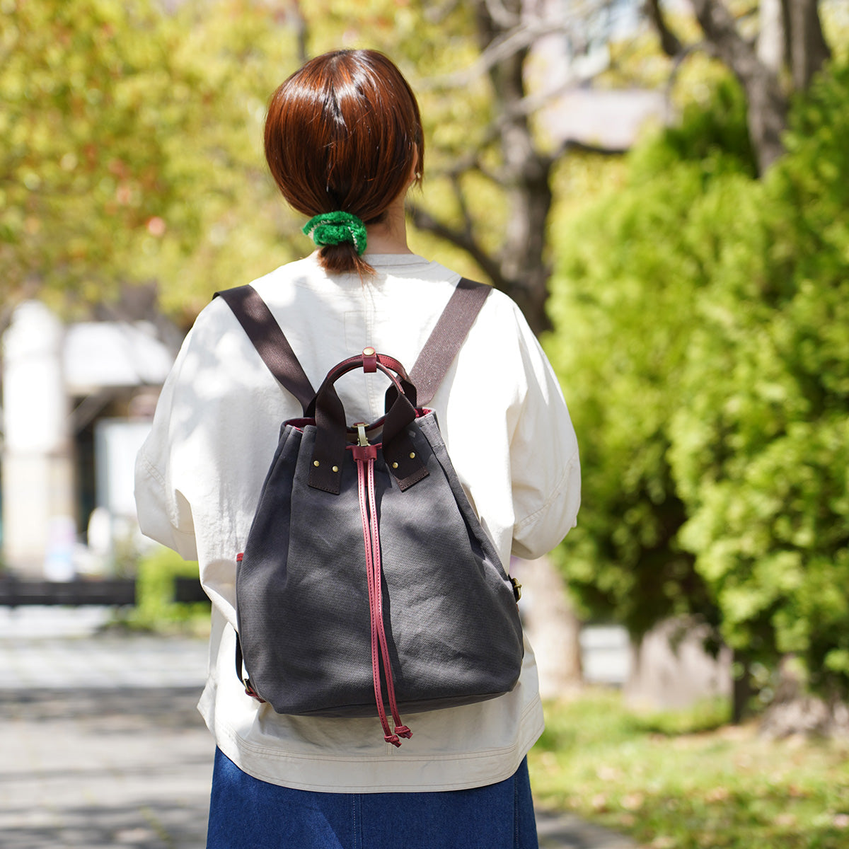 防水ドゥーマン ドローストリングバックパック SMIC047