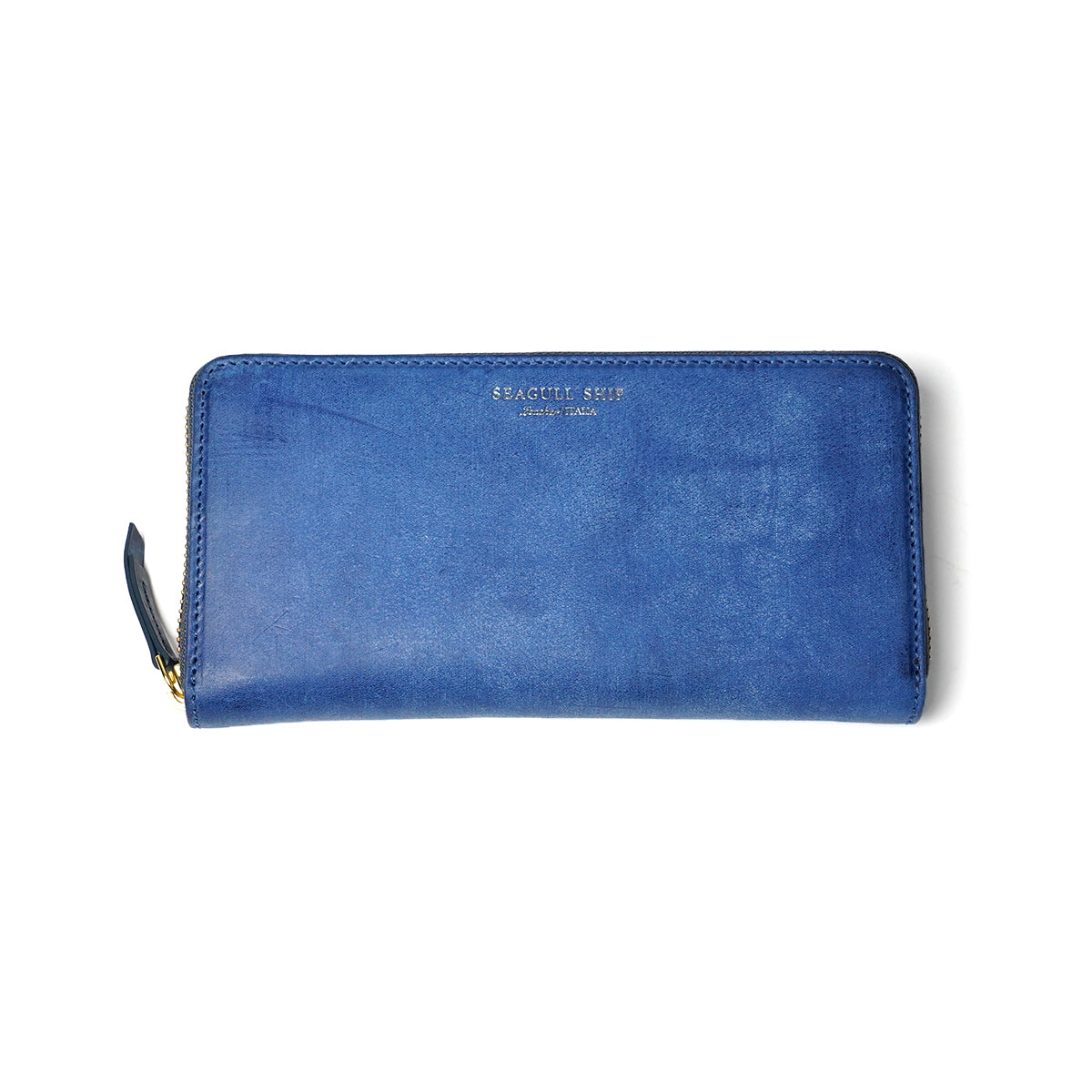 Alaska Leather Round Zipper Long Wallet SZKM36