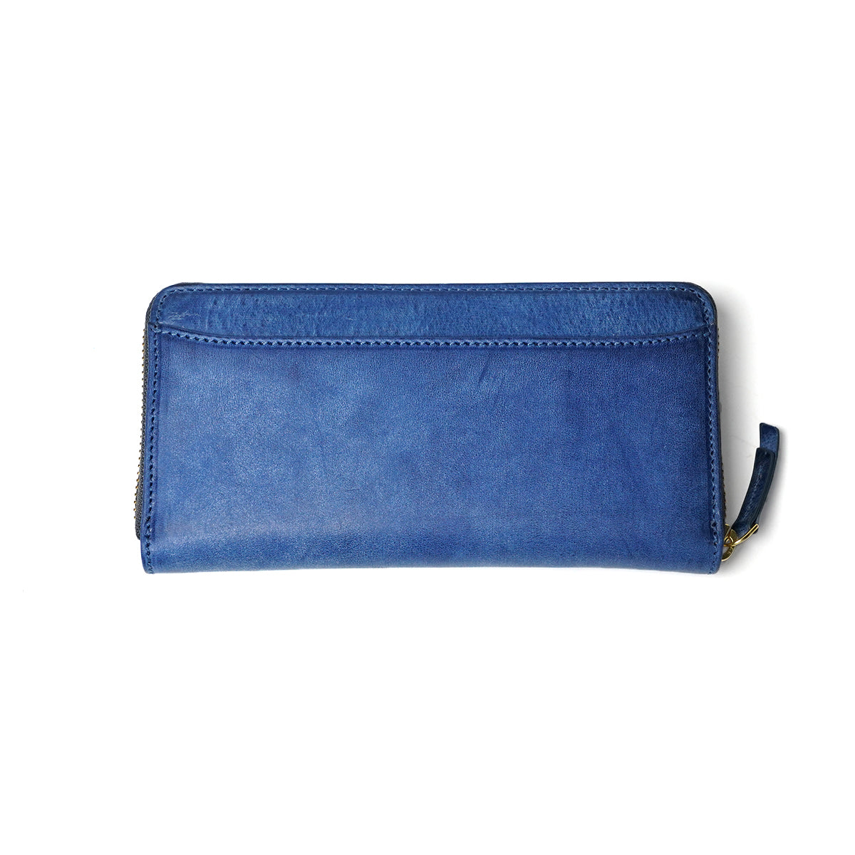 Alaska Leather Round Zipper Long Wallet SZKM36