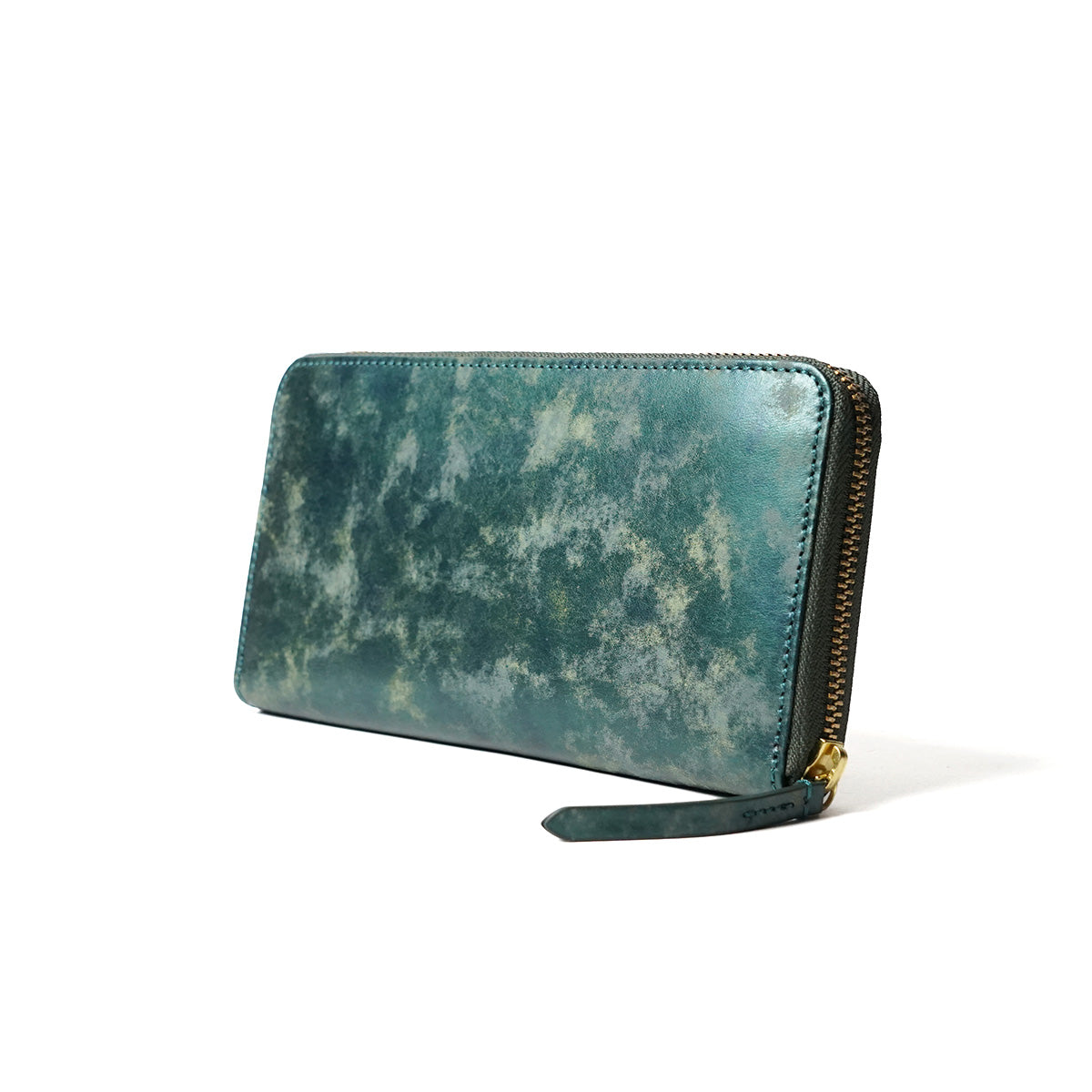 Art.BISANZIO Puttini Attillio Italy -Bizanzio- Round Zip Long Wallet SZKM61
