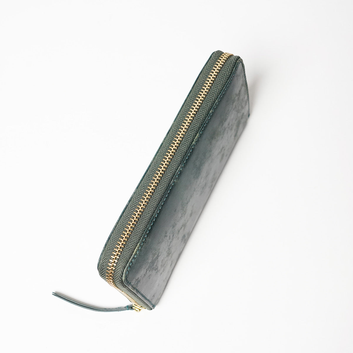 Art.BISANZIO Puttini Attillio Italy -Bizanzio- Round Zip Long Wallet SZKM61