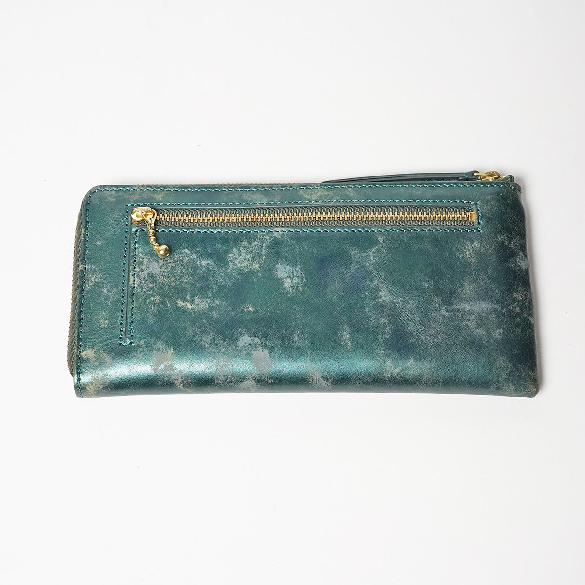 Art.BISANZIO Puttini Attillio Italy -Bizanzio- L-shaped zipper long wallet SZKM62