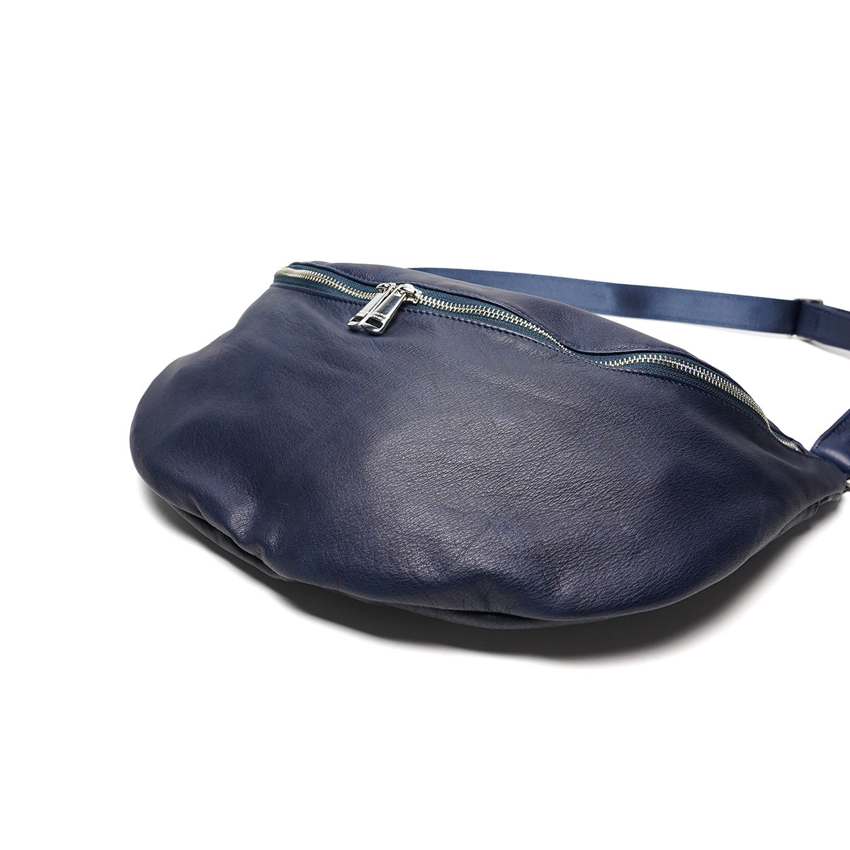 INDIGO -藍染めレザー- MOON SHOULDER BAG YNM1500