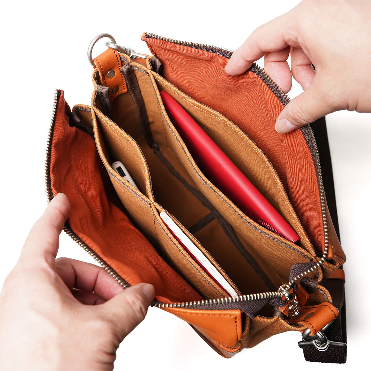 グローブレザー ショルダーバッグ YNM200