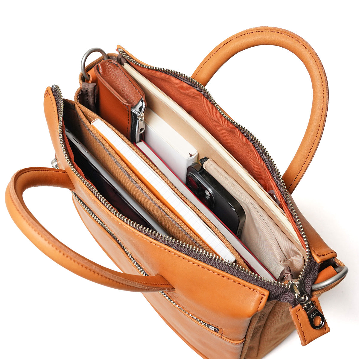 グローブレザー ミニブリーフショルダーバッグ YNM234