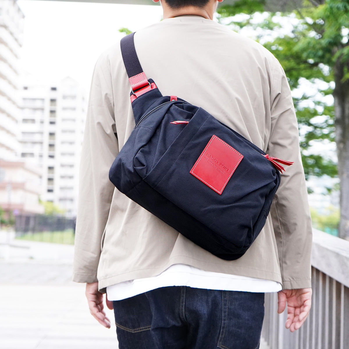 BLACK - Black - Big Size Body Bag YNM416