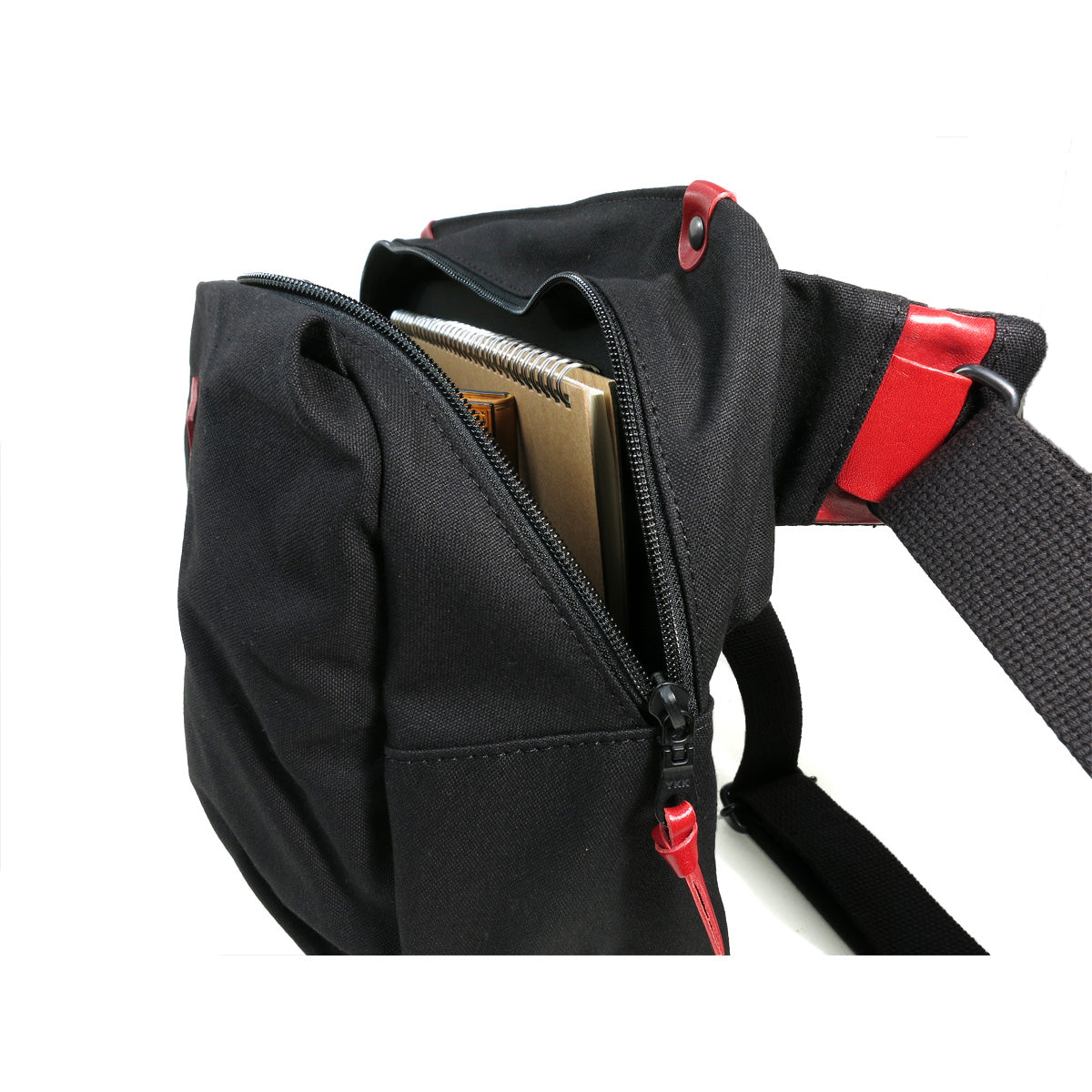 BLACK - Black - Big Size Body Bag YNM416