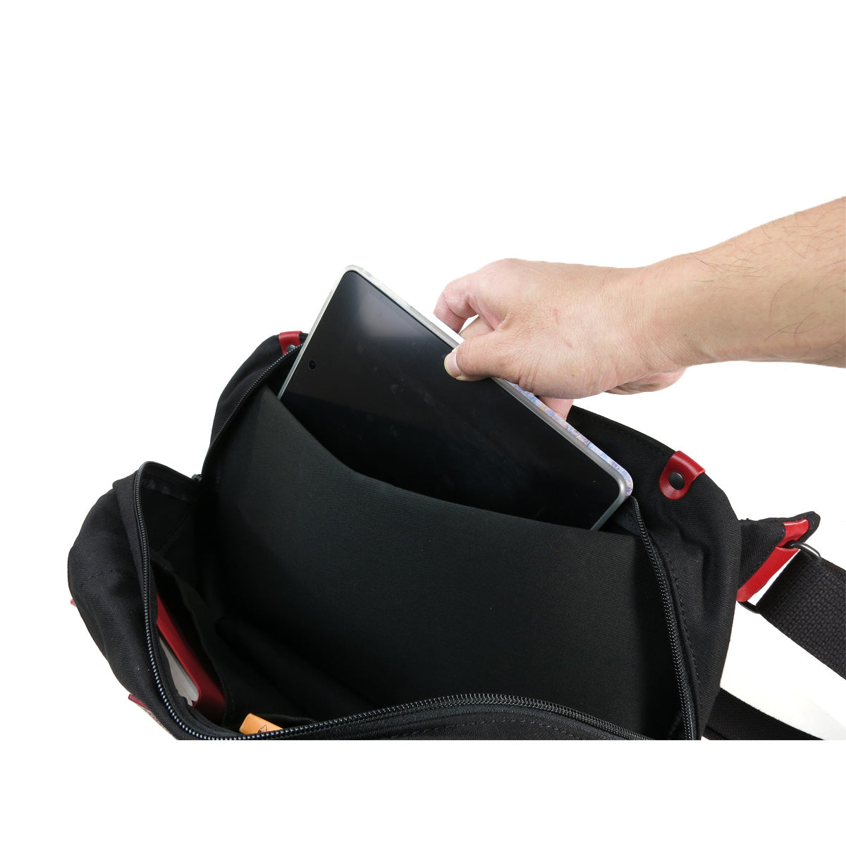 BLACK - Black - Big Size Body Bag YNM416