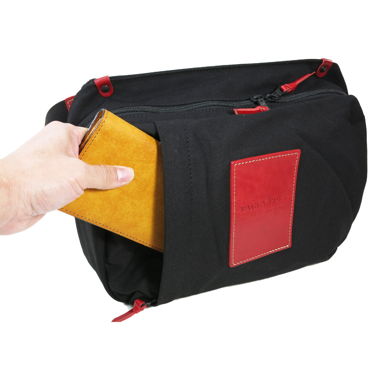 BLACK - Black - Big Size Body Bag YNM416