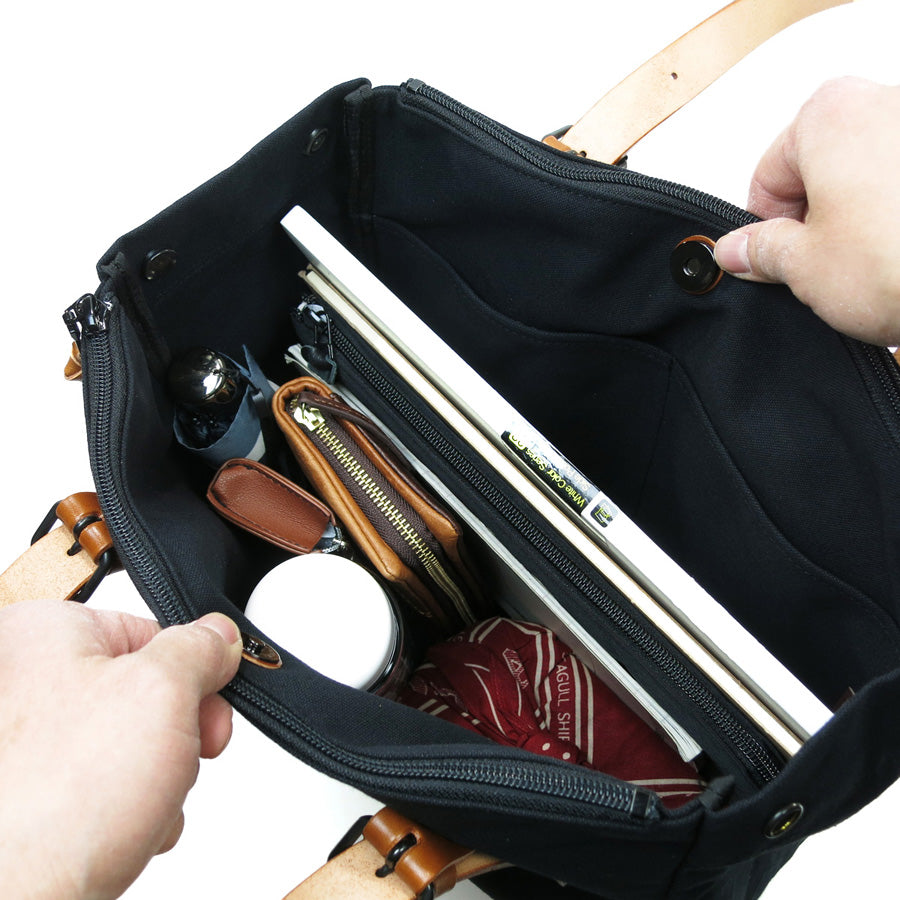 BLACK - Black - Tote Bag M YNM418