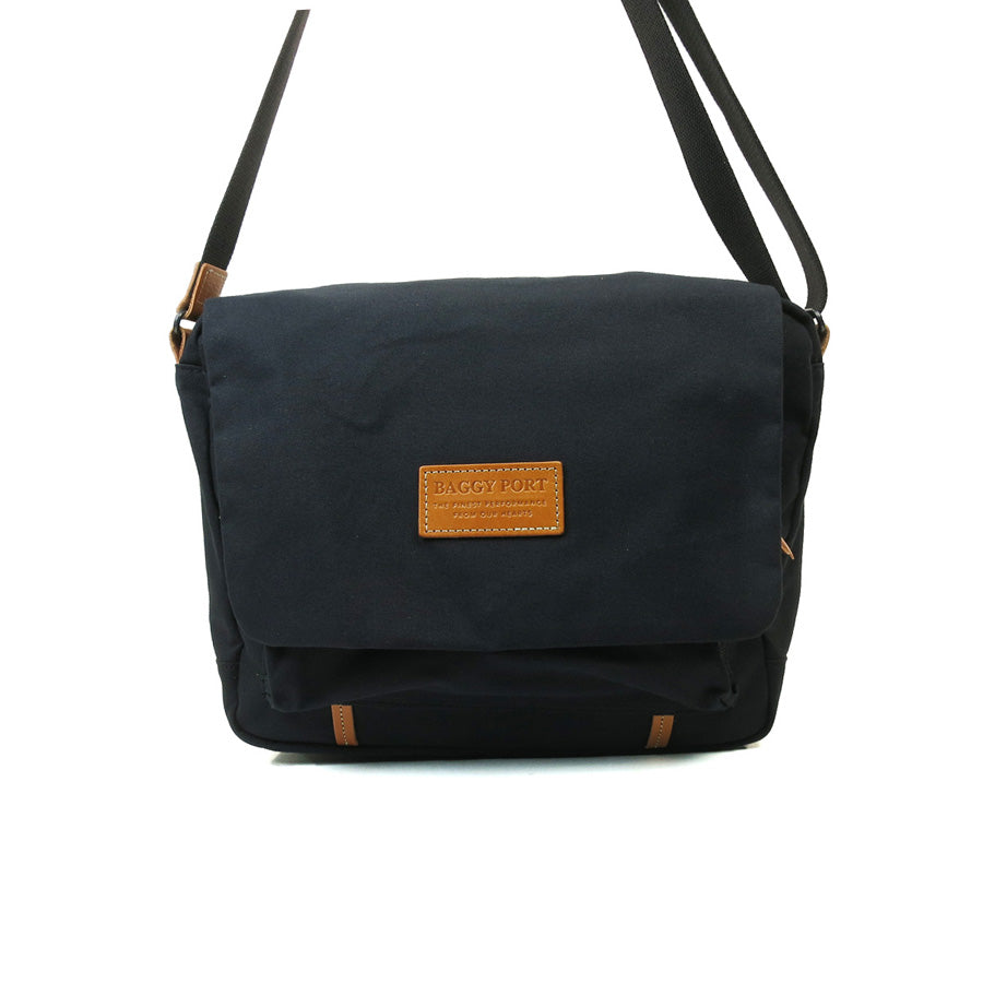 BLACK - Black - Flap shoulder bag YNM419