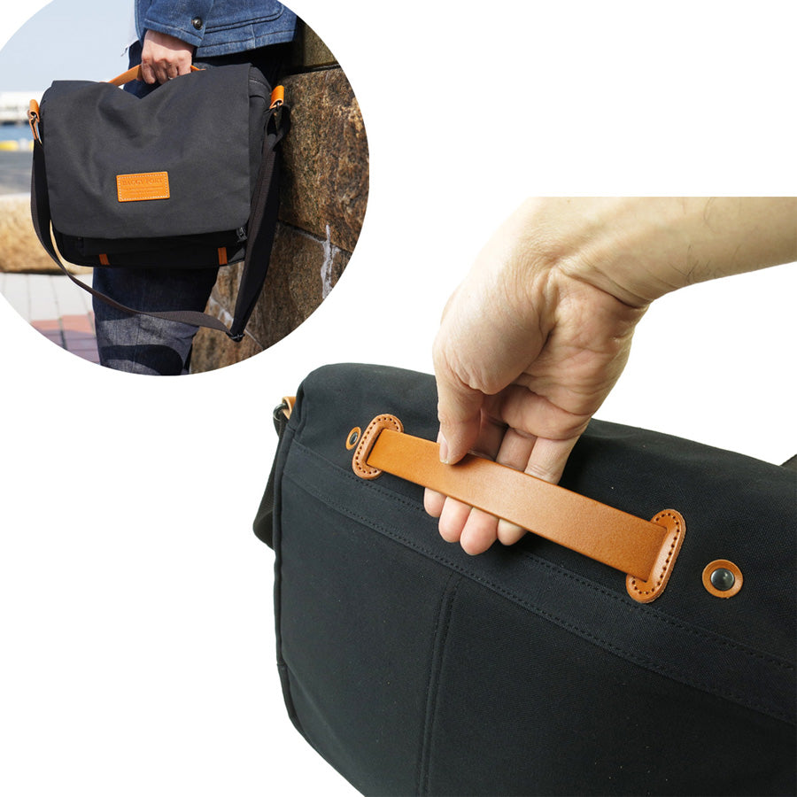 BLACK - Black - Flap shoulder bag YNM419