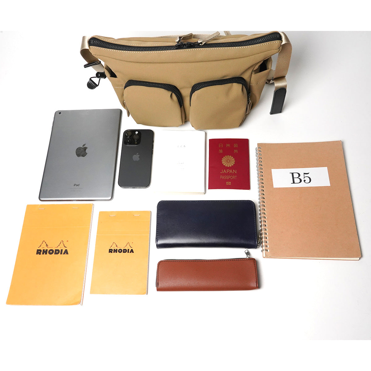 MINOTECH -Minotech Layer- Shoulder Bag, Medium, YNM5604