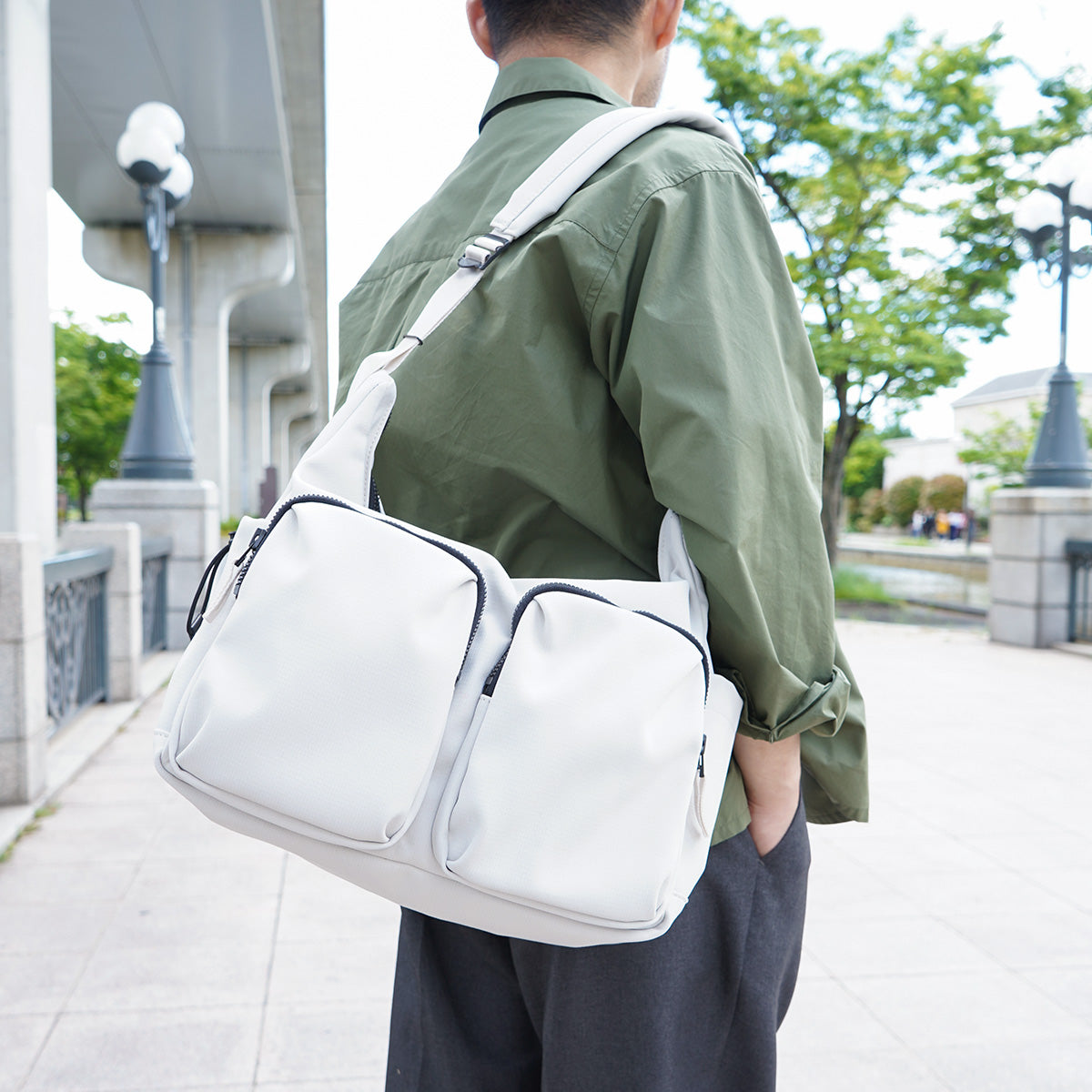 MINOTECH -Minotech Layer- Shoulder Bag, Large, YNM5605