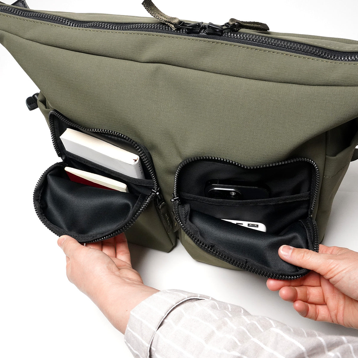 MINOTECH -Minotech Layer- Shoulder Bag, Large, YNM5605