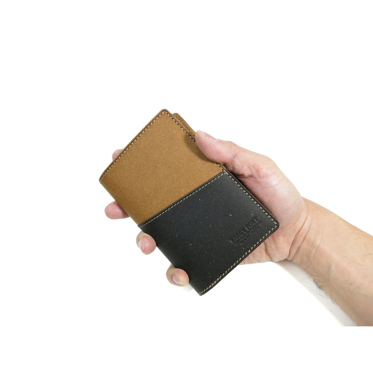 Recycled Leather Half Wallet ZKM602