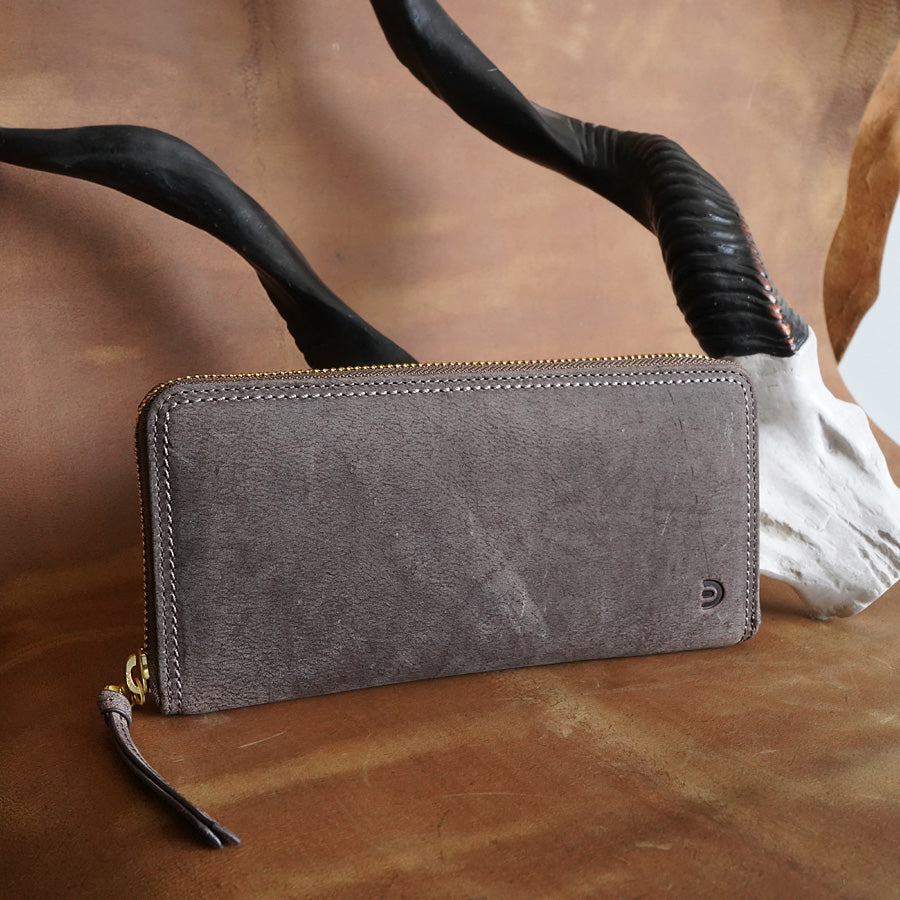 KUDU -クードゥーレザー- ラウンドファスナー 長財布 ZKM900