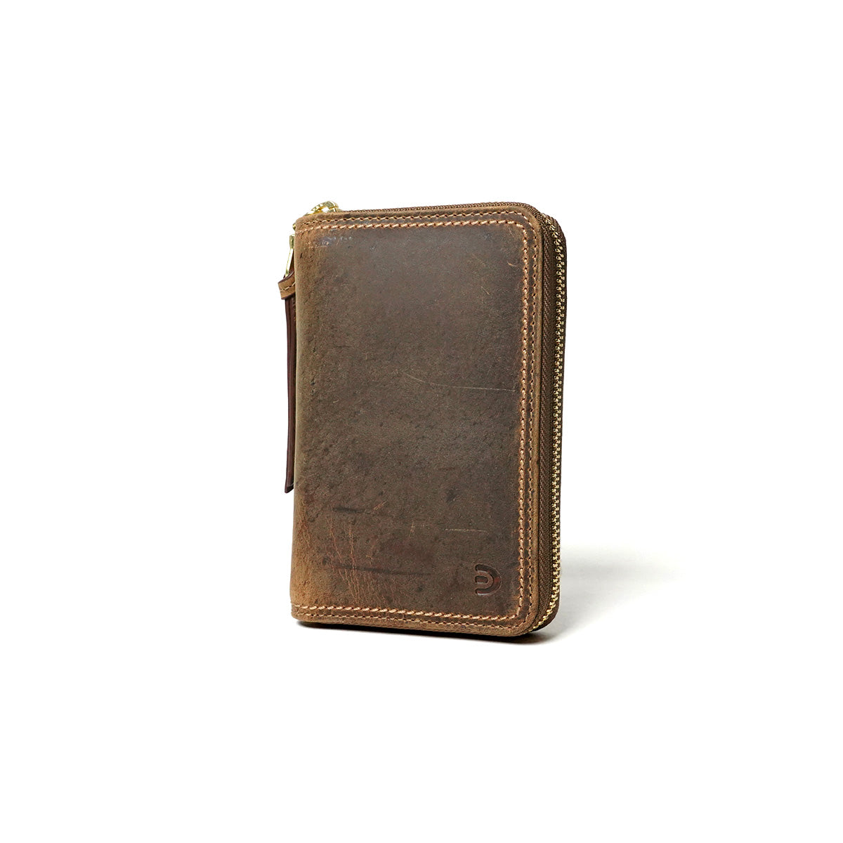KUDU -Kudoo Leather- Round Zip Half Wallet ZKM901