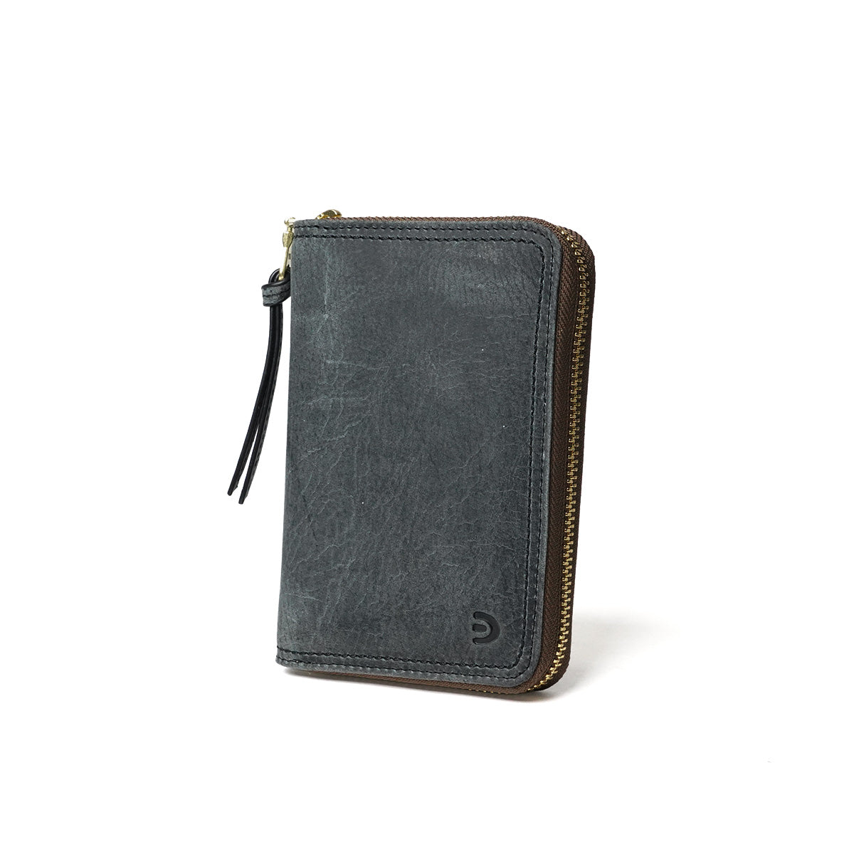 KUDU -Kudoo 皮革-圓形拉鍊半皮夾 ZKM901