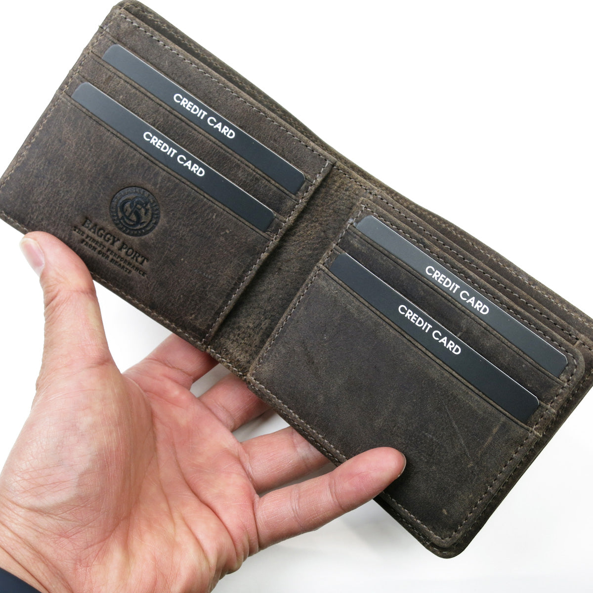 KUDU -Kudoo 皮革 - 雙折皮夾 ZKM902