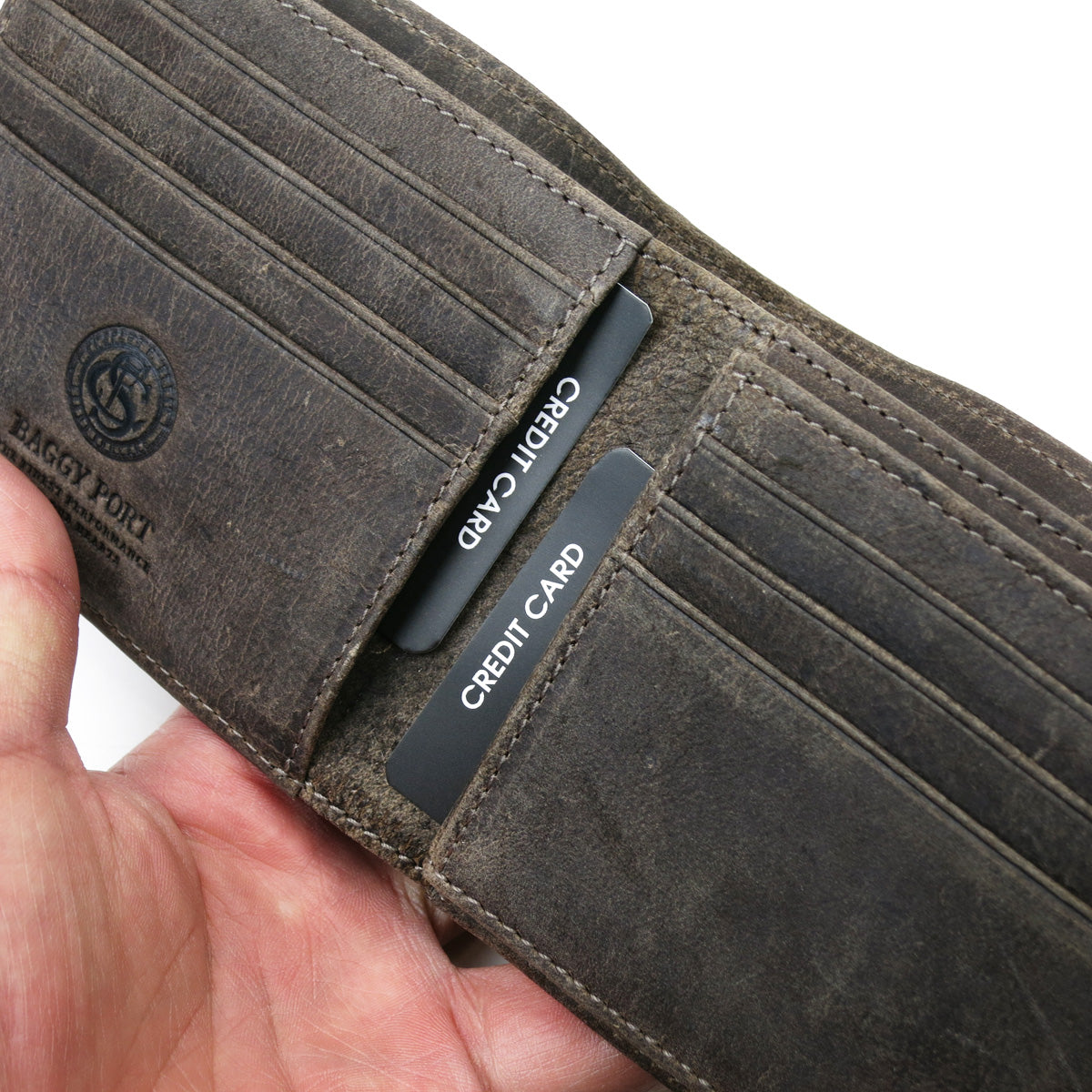 KUDU -Kudoo 皮革 - 雙折皮夾 ZKM902