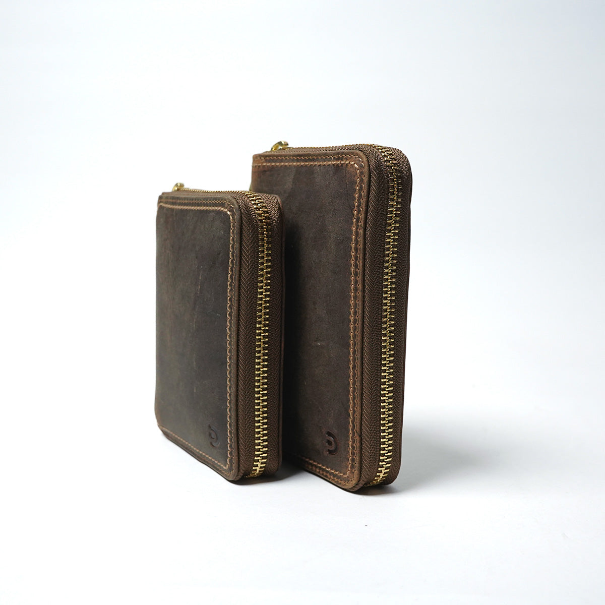 KUDU -Kudoo 皮革-圓形拉鍊緊湊型皮夾 ZKM904