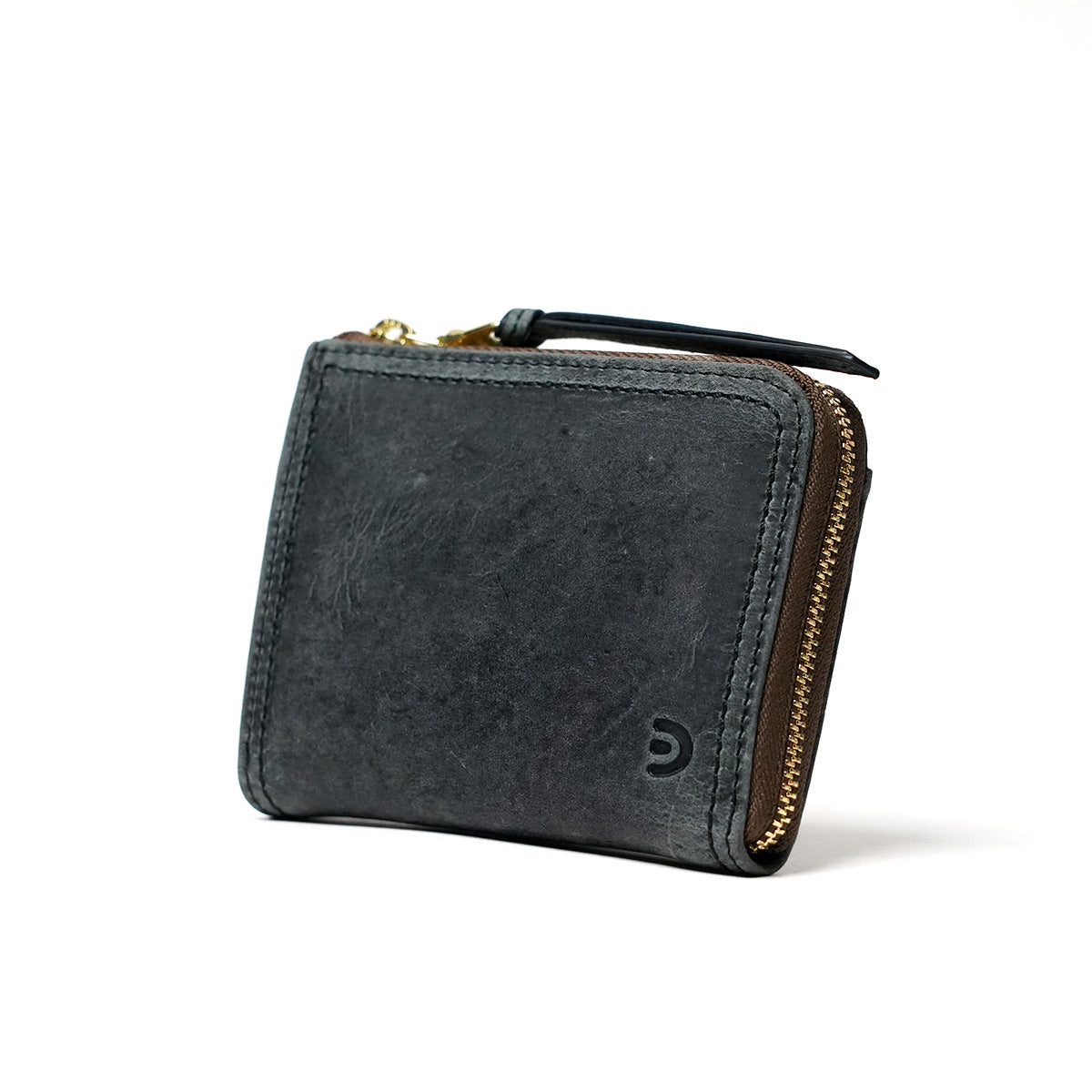 KUDU - Kudu Leather - L-shaped zipper compact wallet ZKM905