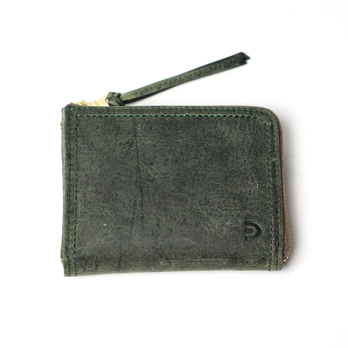 KUDU - Kudu Leather - L-shaped zipper compact wallet ZKM905