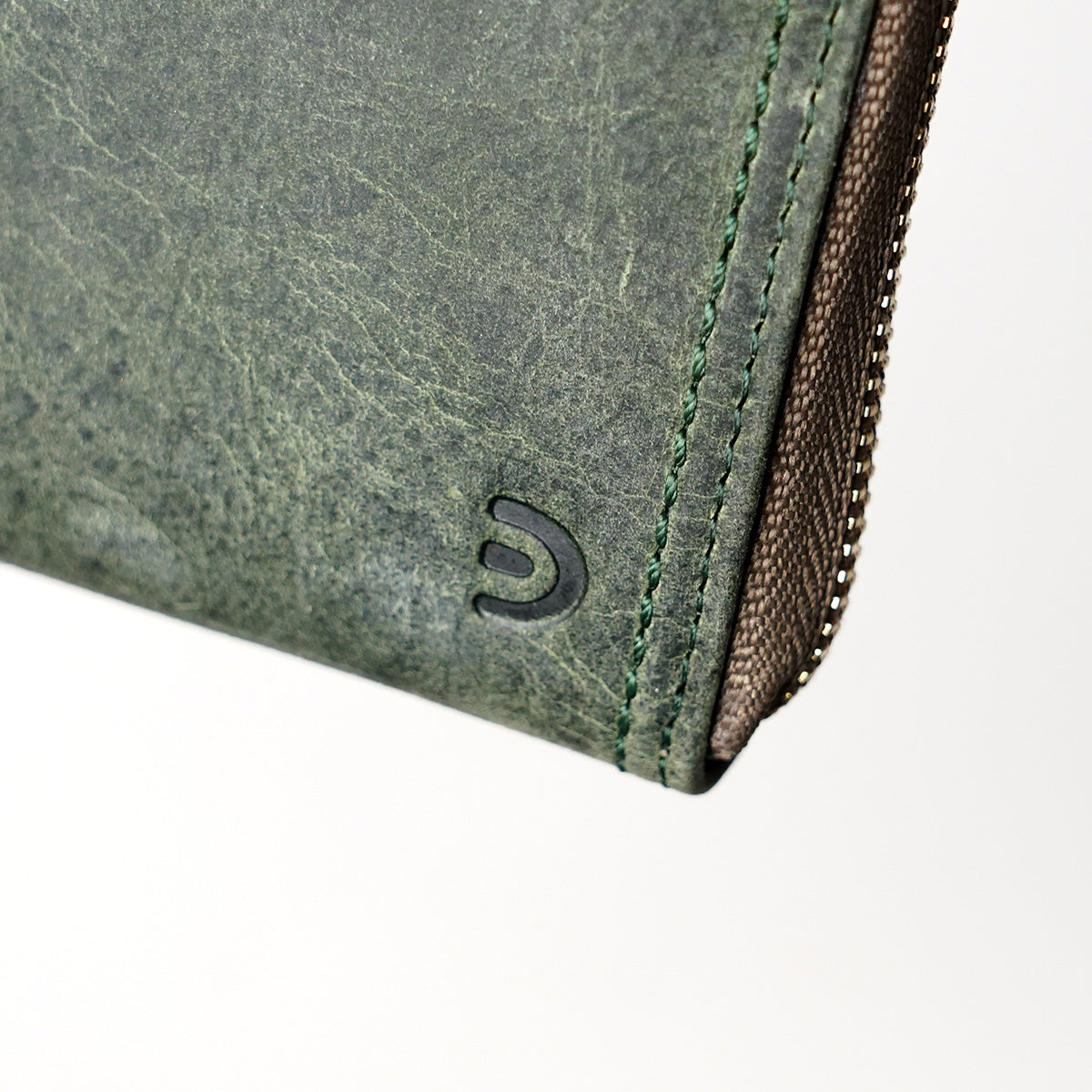 KUDU - Kudu Leather - L-shaped zipper compact wallet ZKM905