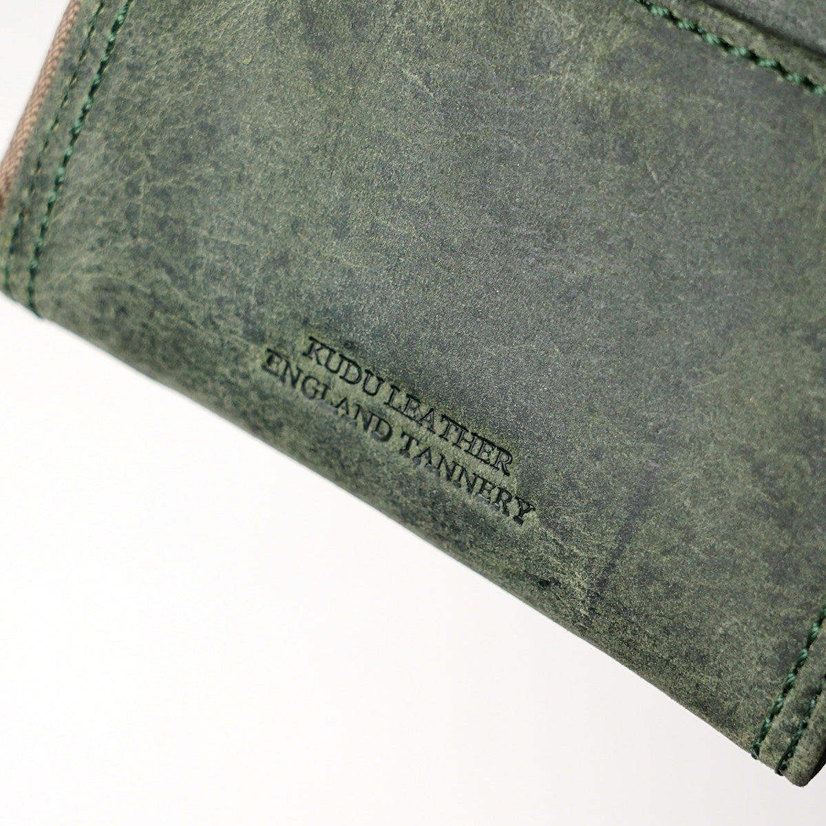 KUDU - Kudu Leather - L-shaped zipper compact wallet ZKM905