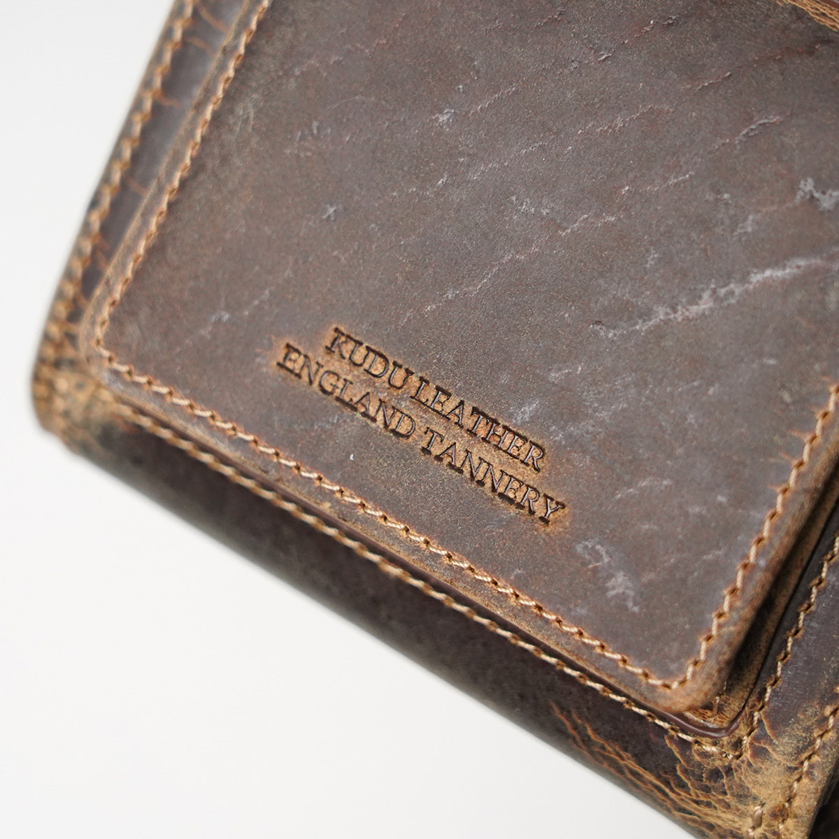 KUDU -Kudoo Leather- Compact Tri-fold Wallet ZKM906
