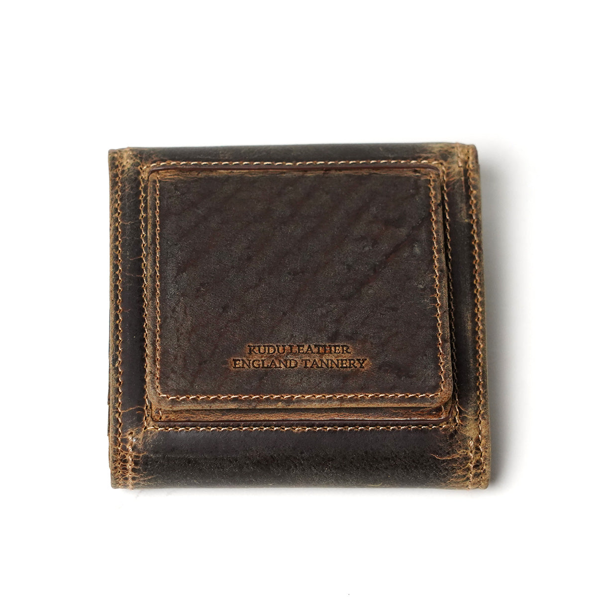 KUDU -Kudoo Leather- Compact Tri-fold Wallet ZKM906